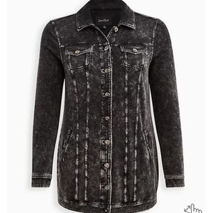 Torrid Plus Size Trucker‎ Everyday Fleece Jacket Size 2X